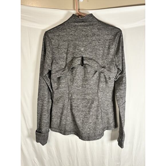 Lululemon DEFINE JACKET Size 10 LUON Heathered Gray W4557S Athletic Sculpting - Picture 3 of 8